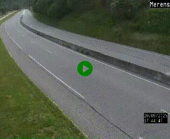 Webcam Ax-les-Thermes sur N20, en direction d'Andorre