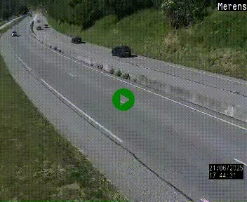 Webcam Ax-les-Thermes sur N20, en direction d'Andorre