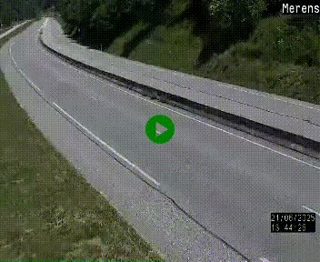 Webcam Ax-les-Thermes sur N20, en direction d'Andorre