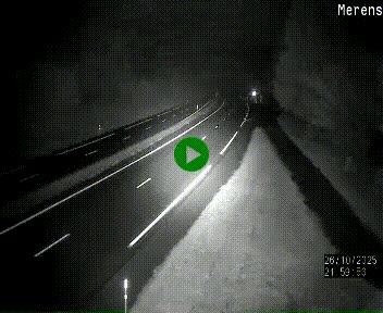 Webcam dans les Pyrénées à hauteur de Mérens-les-Vals sur N320, en direction de Pas de la Casa (Andorre)