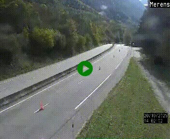 <h2>Webcam Ax-les-Thermes sur N20, en direction d'Andorre</h2>