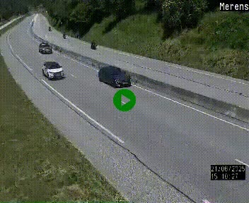 <h2>Webcam Ax-les-Thermes sur N20, en direction d'Andorre</h2>