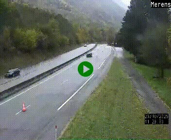 <h2>Webcam dans les Pyrénées à hauteur de Mérens-les-Vals sur N320, en direction de Pas de la Casa (Andorre)</h2>