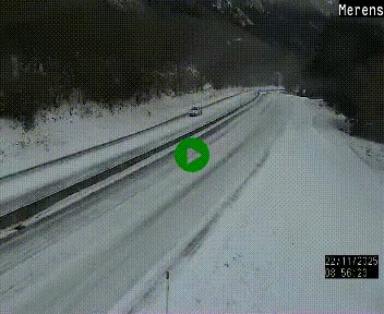 <h2>Webcam dans les Pyrénées à hauteur de Mérens-les-Vals sur N320, en direction de Pas de la Casa (Andorre)</h2>