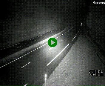 <h2>Webcam dans les Pyrénées à hauteur de Mérens-les-Vals sur N320, en direction de Pas de la Casa (Andorre)</h2>