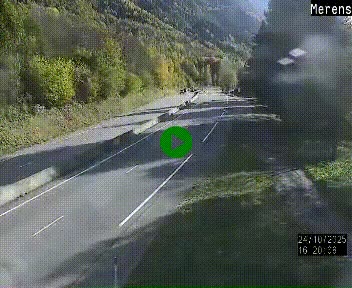 <h2>Webcam Ax-les-Thermes sur N20, en direction d'Andorre</h2>