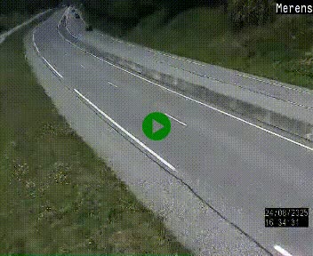 <h2>Webcam Ax-les-Thermes sur N20, en direction d'Andorre</h2>