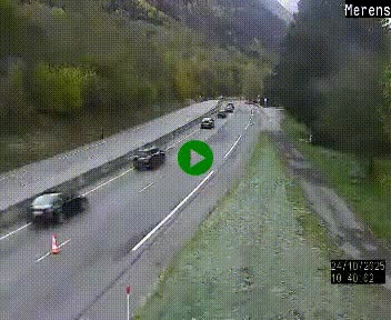 <h2>Webcam Ax-les-Thermes sur N20, en direction d'Andorre</h2>