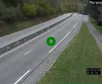 <h2>Webcam dans les Pyrénées à hauteur de Mérens-les-Vals sur N320, en direction de Pas de la Casa (Andorre)</h2>