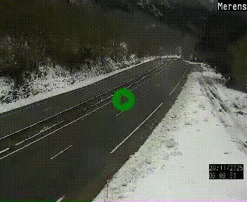 <h2>Webcam Ax-les-Thermes sur N20, en direction d'Andorre</h2>
