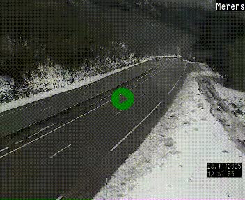<h2>Webcam dans les Pyrénées à hauteur de Mérens-les-Vals sur N320, en direction de Pas de la Casa (Andorre)</h2>
