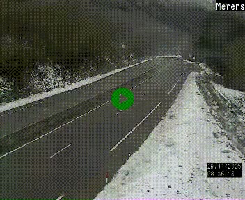 Webcam Ax-les-Thermes sur N20, en direction d'Andorre