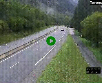 <h2>Webcam Ax-les-Thermes sur N20, en direction d'Andorre</h2>