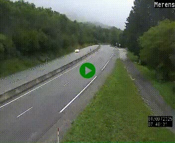 <h2>Webcam Ax-les-Thermes sur N20, en direction d'Andorre</h2>