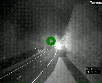 <h2>Webcam dans les Pyrénées à hauteur de Mérens-les-Vals sur N320, en direction de Pas de la Casa (Andorre)</h2>