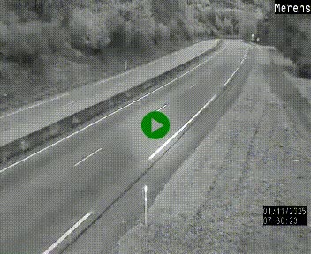 <h2>Webcam dans les Pyrénées à hauteur de Mérens-les-Vals sur N320, en direction de Pas de la Casa (Andorre)</h2>