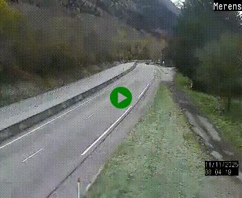 <h2>Webcam dans les Pyrénées à hauteur de Mérens-les-Vals sur N320, en direction de Pas de la Casa (Andorre)</h2>