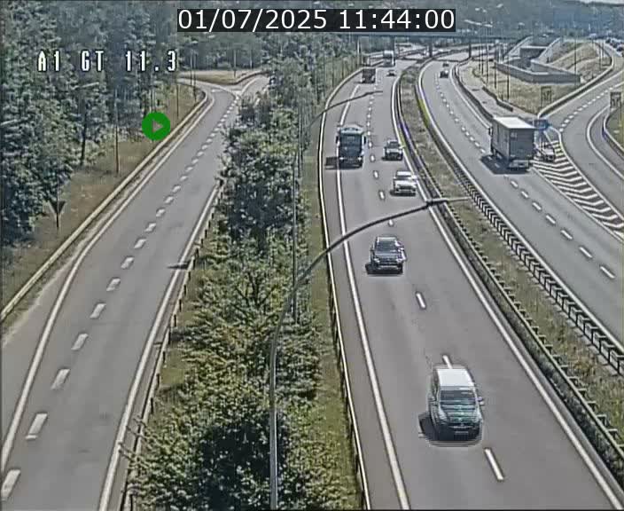 <h2>Traffic live webcam Luxembourg Senningerberg - A1 direction Allemagne - BK 11.3</h2>