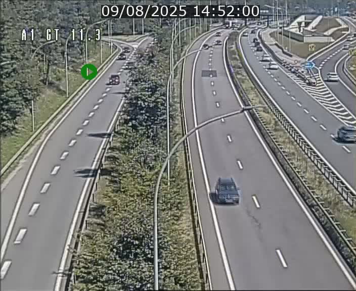 <h2>Traffic live webcam Luxembourg Senningerberg - A1 direction Allemagne - BK 11.3</h2>