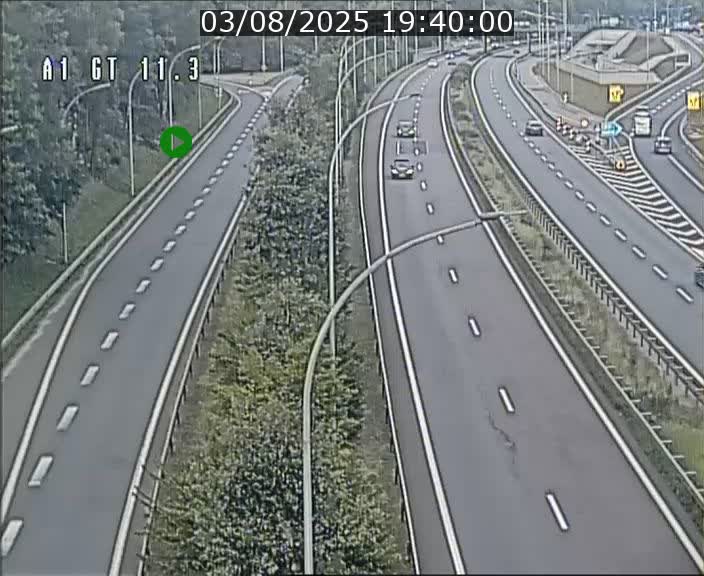 <h2>Traffic live webcam Luxembourg Senningerberg - A1 direction Allemagne - BK 11.3</h2>