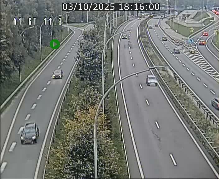 <h2>Traffic live webcam Luxembourg Senningerberg - A1 direction Allemagne - BK 11.3</h2>