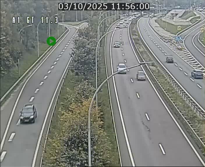 <h2>Traffic live webcam Luxembourg Senningerberg - A1 direction Allemagne - BK 11.3</h2>