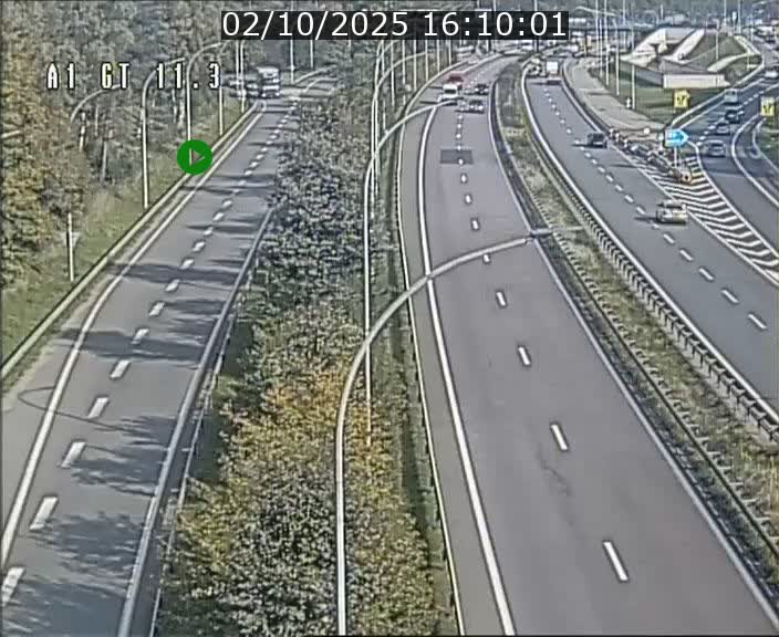 <h2>Traffic live webcam Luxembourg Senningerberg - A1 direction Allemagne - BK 11.3</h2>