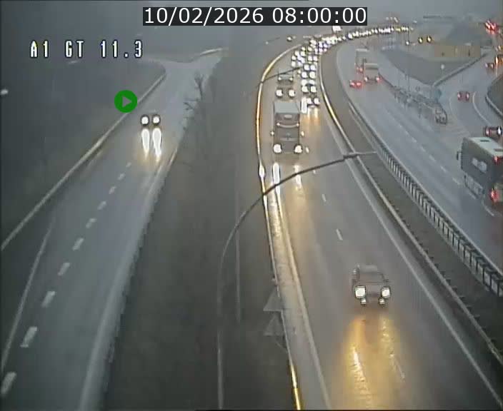 <h2>Traffic live webcam Luxembourg Senningerberg - A1 direction Allemagne - BK 11.3</h2>