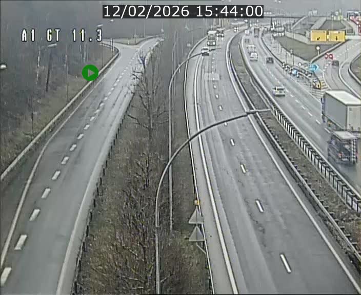 <h2>Traffic live webcam Luxembourg Senningerberg - A1 direction Allemagne - BK 11.3</h2>