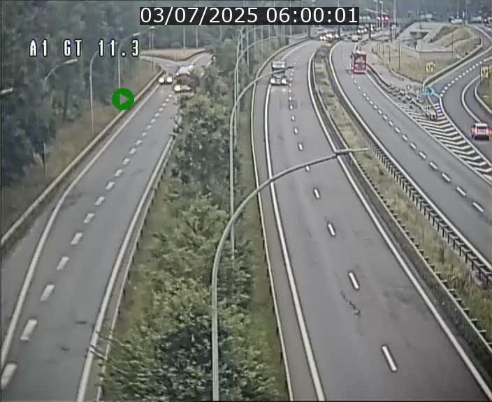 <h2>Traffic live webcam Luxembourg Senningerberg - A1 direction Allemagne - BK 11.3</h2>