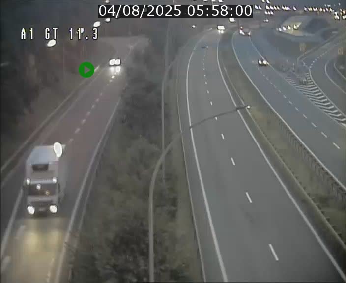 <h2>Traffic live webcam Luxembourg Senningerberg - A1 direction Allemagne - BK 11.3</h2>