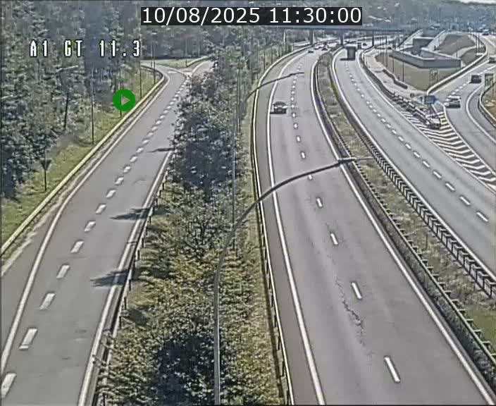 <h2>Traffic live webcam Luxembourg Senningerberg - A1 direction Allemagne - BK 11.3</h2>