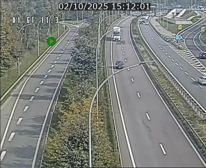 <h2>Traffic live webcam Luxembourg Senningerberg - A1 direction Allemagne - BK 11.3</h2>