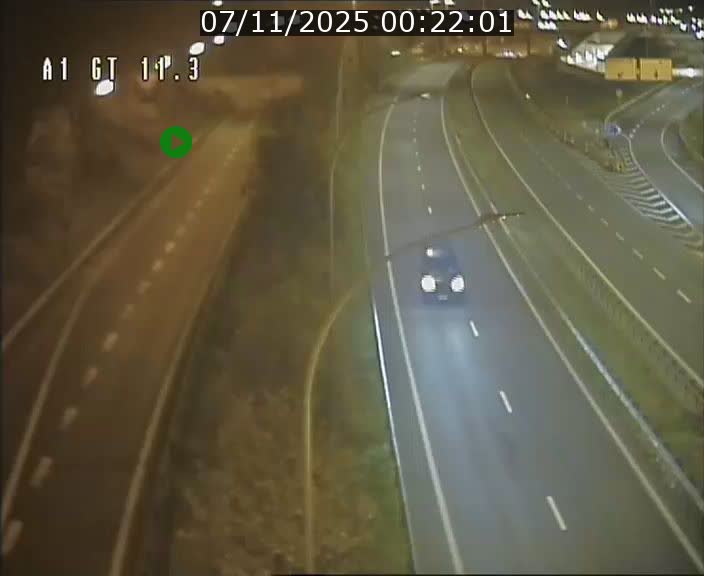 <h2>Traffic live webcam Luxembourg Senningerberg - A1 direction Allemagne - BK 11.3</h2>