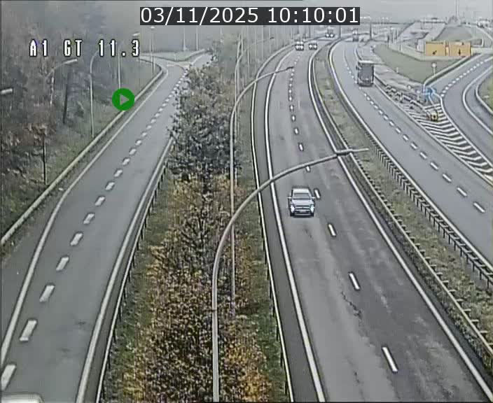 <h2>Traffic live webcam Luxembourg Senningerberg - A1 direction Allemagne - BK 11.3</h2>