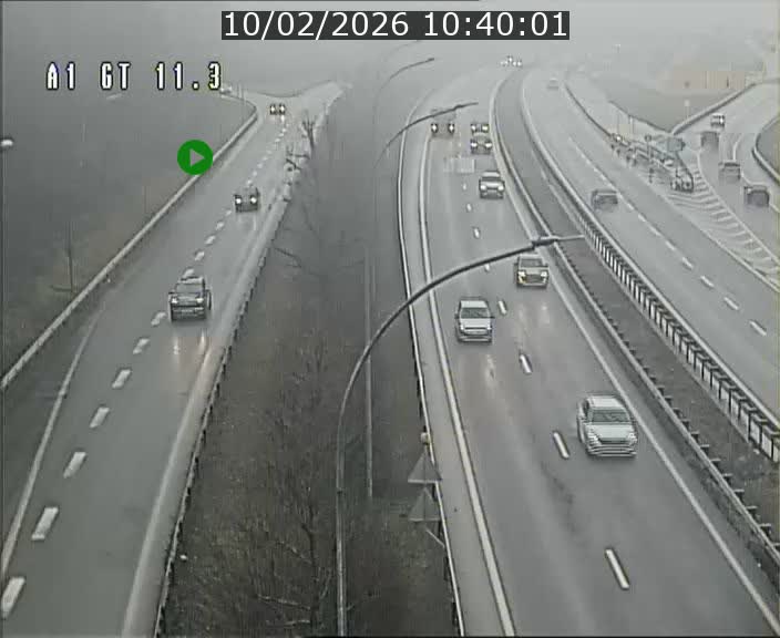 <h2>Traffic live webcam Luxembourg Senningerberg - A1 direction Allemagne - BK 11.3</h2>