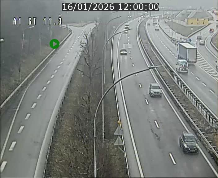 <h2>Traffic live webcam Luxembourg Senningerberg - A1 direction Allemagne - BK 11.3</h2>