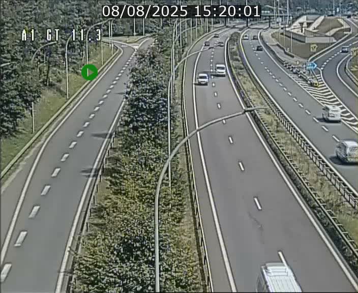 <h2>Traffic live webcam Luxembourg Senningerberg - A1 direction Allemagne - BK 11.3</h2>
