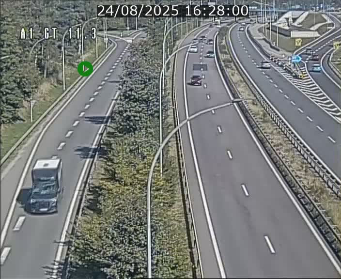<h2>Traffic live webcam Luxembourg Senningerberg - A1 direction Allemagne - BK 11.3</h2>