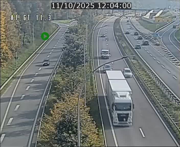 <h2>Traffic live webcam Luxembourg Senningerberg - A1 direction Allemagne - BK 11.3</h2>