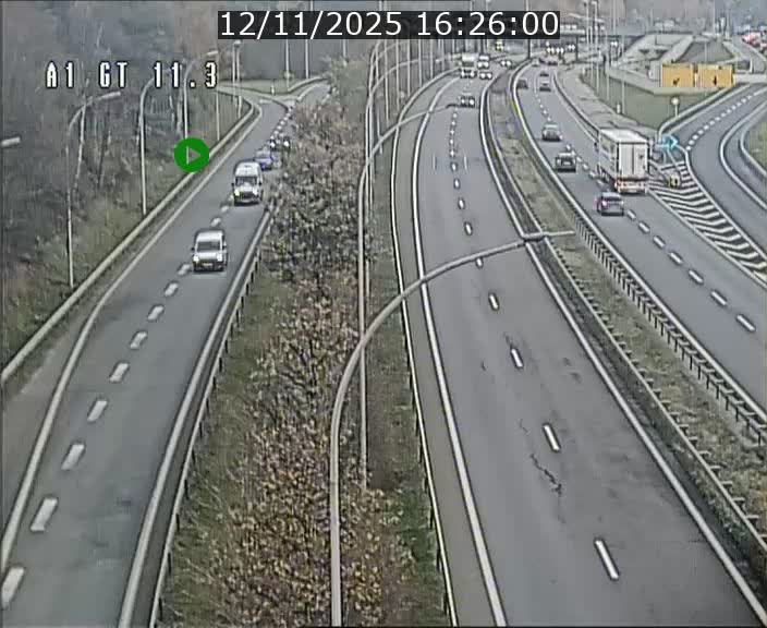 <h2>Traffic live webcam Luxembourg Senningerberg - A1 direction Allemagne - BK 11.3</h2>