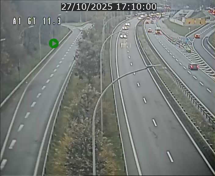 <h2>Traffic live webcam Luxembourg Senningerberg - A1 direction Allemagne - BK 11.3</h2>