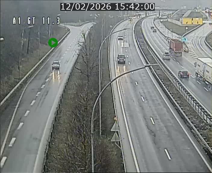 <h2>Traffic live webcam Luxembourg Senningerberg - A1 direction Allemagne - BK 11.3</h2>