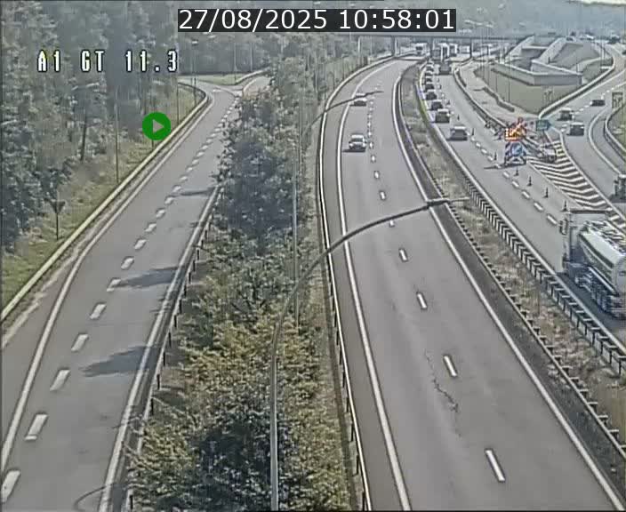 <h2>Traffic live webcam Luxembourg Senningerberg - A1 direction Allemagne - BK 11.3</h2>