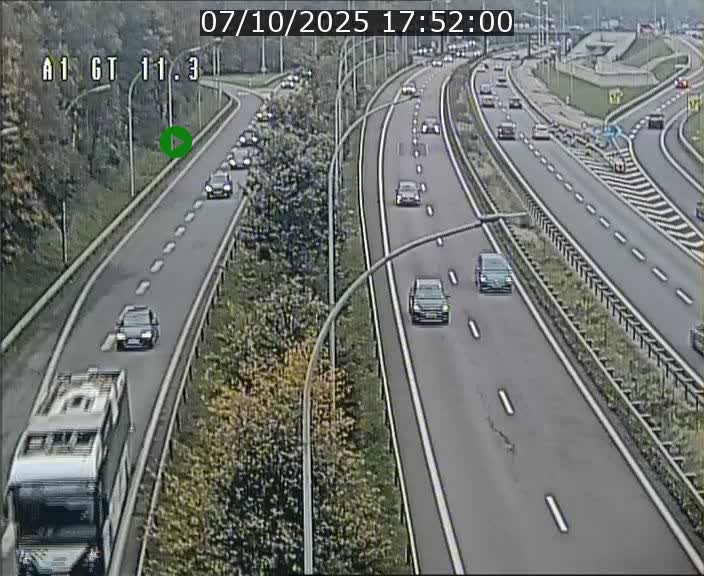 <h2>Traffic live webcam Luxembourg Senningerberg - A1 direction Allemagne - BK 11.3</h2>