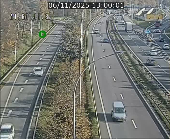 <h2>Traffic live webcam Luxembourg Senningerberg - A1 direction Allemagne - BK 11.3</h2>