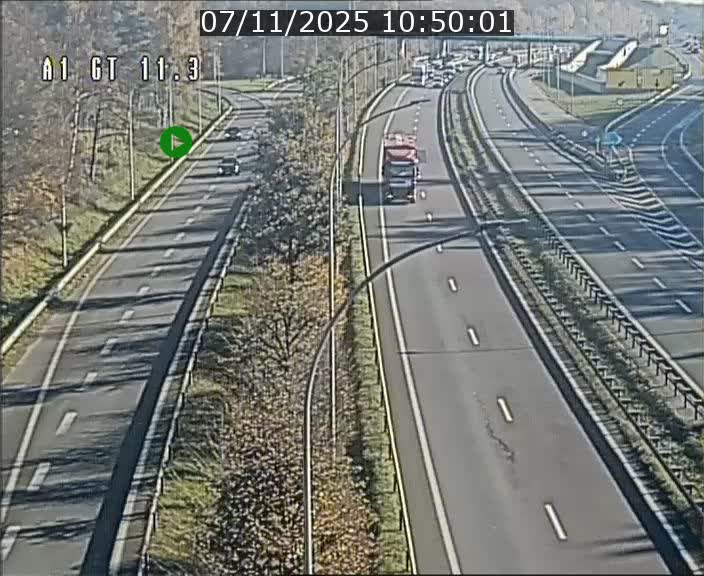 <h2>Traffic live webcam Luxembourg Senningerberg - A1 direction Allemagne - BK 11.3</h2>