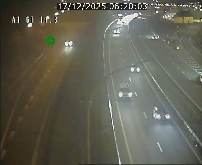 <h2>Traffic live webcam Luxembourg Senningerberg - A1 direction Allemagne - BK 11.3</h2>