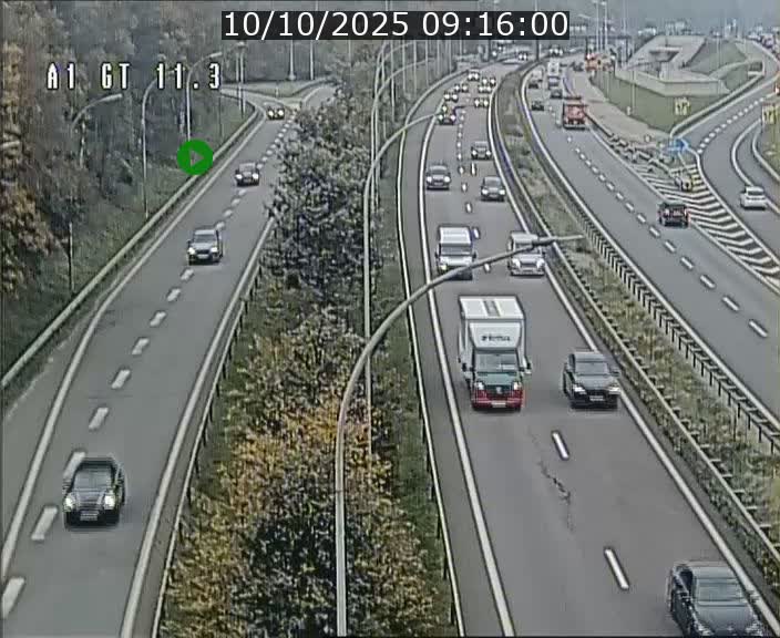 <h2>Traffic live webcam Luxembourg Senningerberg - A1 direction Allemagne - BK 11.3</h2>