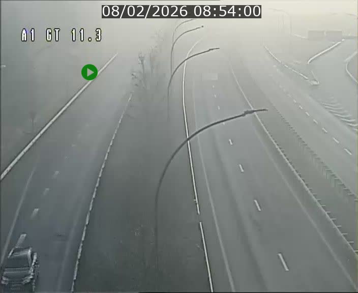 <h2>Traffic live webcam Luxembourg Senningerberg - A1 direction Allemagne - BK 11.3</h2>
